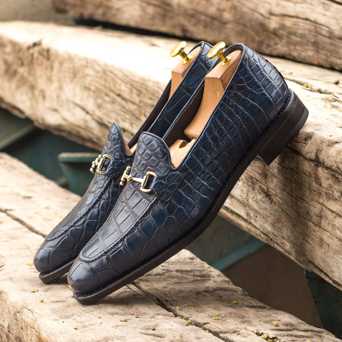 Handmade Loafer shoes |  Exotic Skins
