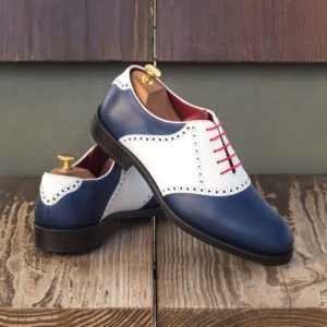 Handmade Saddle shoes |  Mens Dress Golf