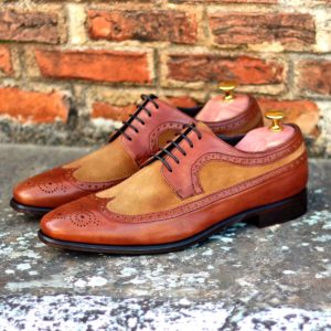 Handmade Longwing Blucher shoes |  Mens Dress