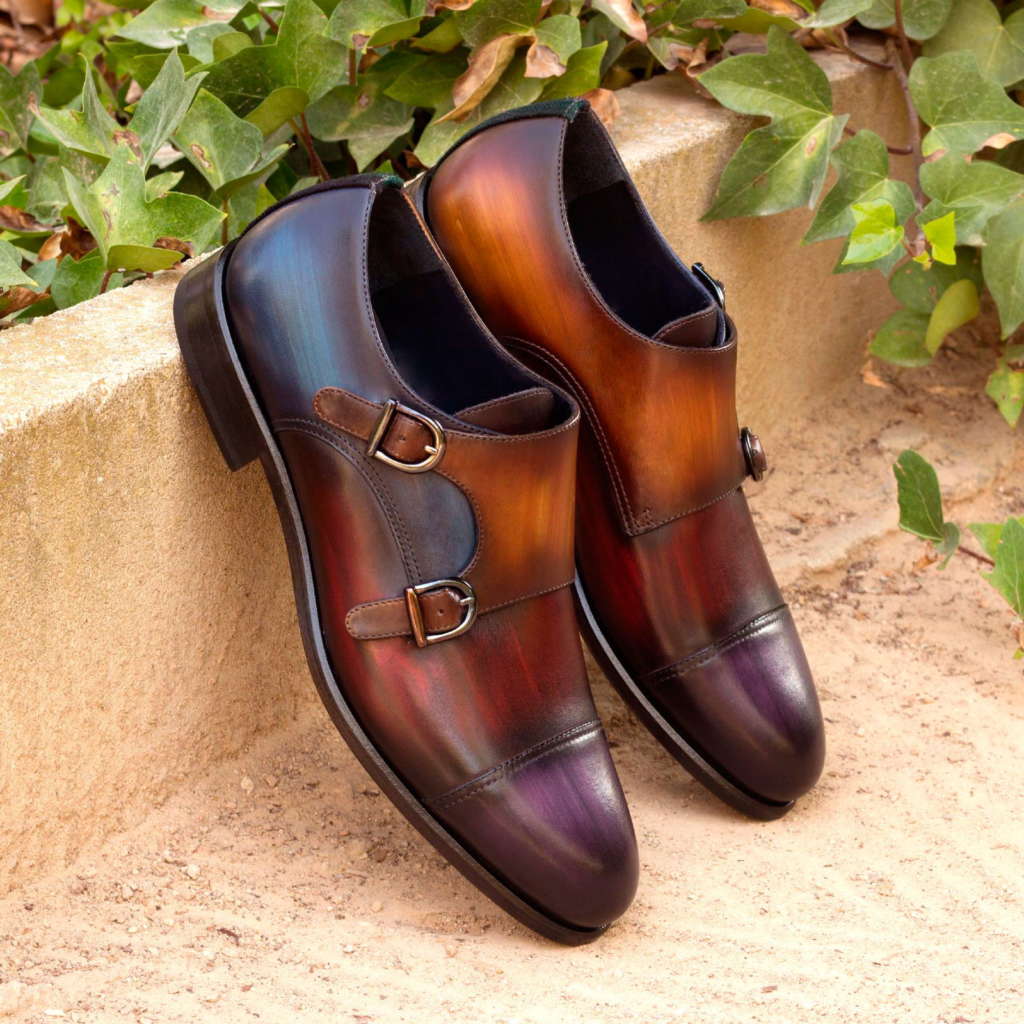 Handmade Double Monk shoes |  Patina WorkShop