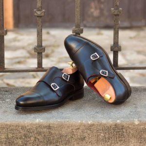 Handmade Double Monk shoes |  Goodyear Welted