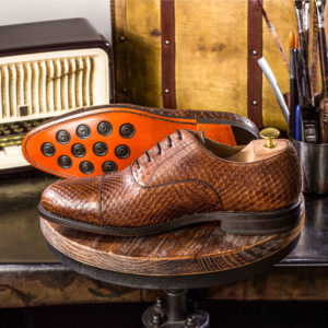 Handmade Oxford shoes |  Exotic Skins