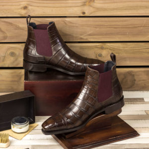 Handmade Chelsea Boot Classic shoes |  Exotic Skins