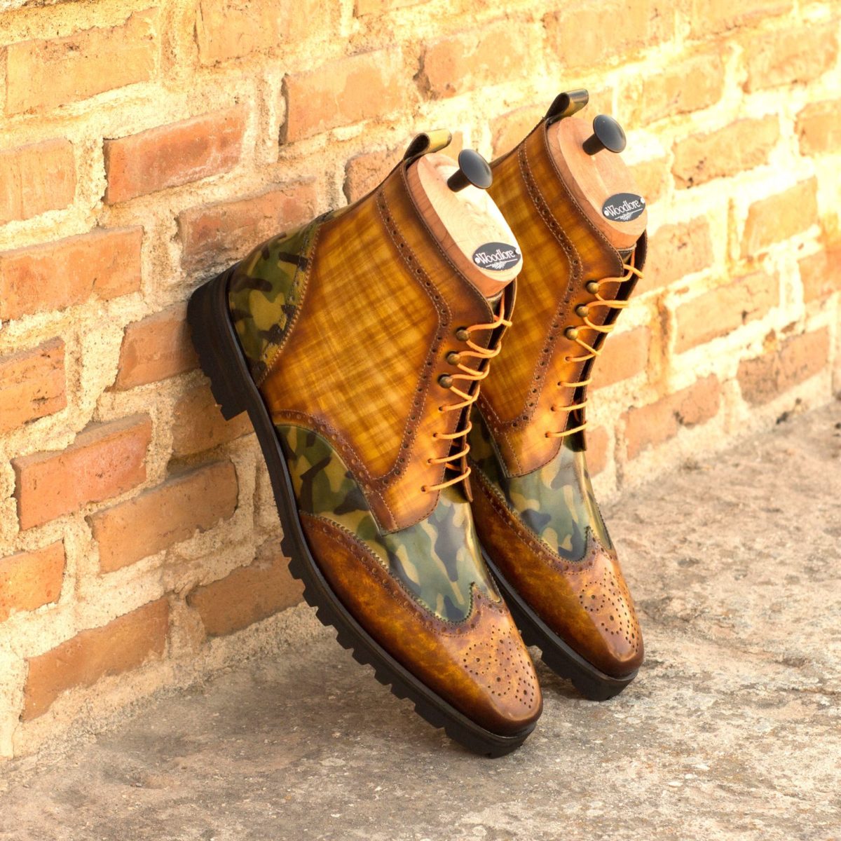 Handmade Military Brogue shoes |  Hand Made Patina
