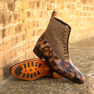 Handmade Balmoral Boot shoes |  Goodyear Welted Patina