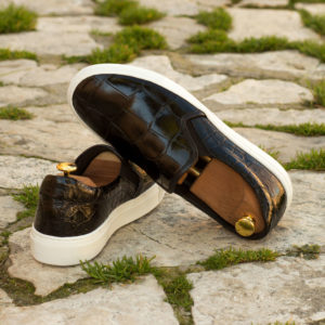 Handmade Slip On Alligator shoes |  Exotic Skins