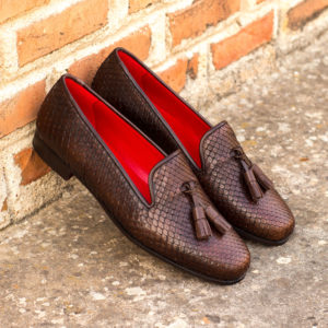 Handmade Audrey shoes |  Exotic Skins