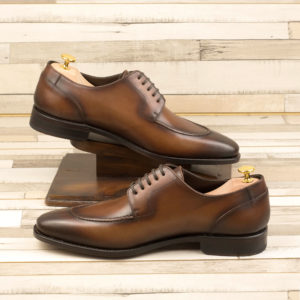Handmade Derby Split Toe shoes |  Goodyear Welted