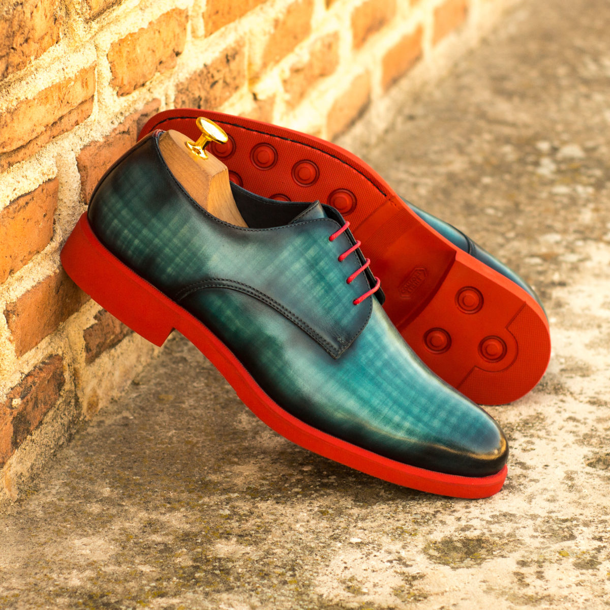 Handmade Derby shoes |  Hand Made Patina