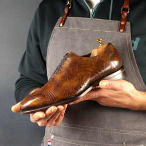 Handmade Music Tobbaco Museum Wholecut shoes |  limited Mens Dress