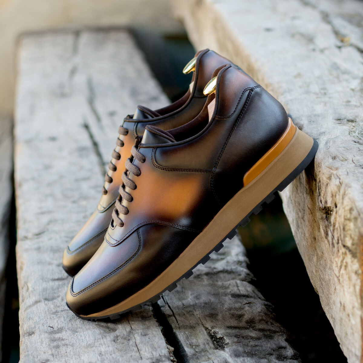 Handmade Jogger shoes |  BURNISHING