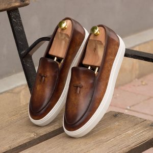 Handmade Belgian Sneaker shoes |  Hand Made Patina