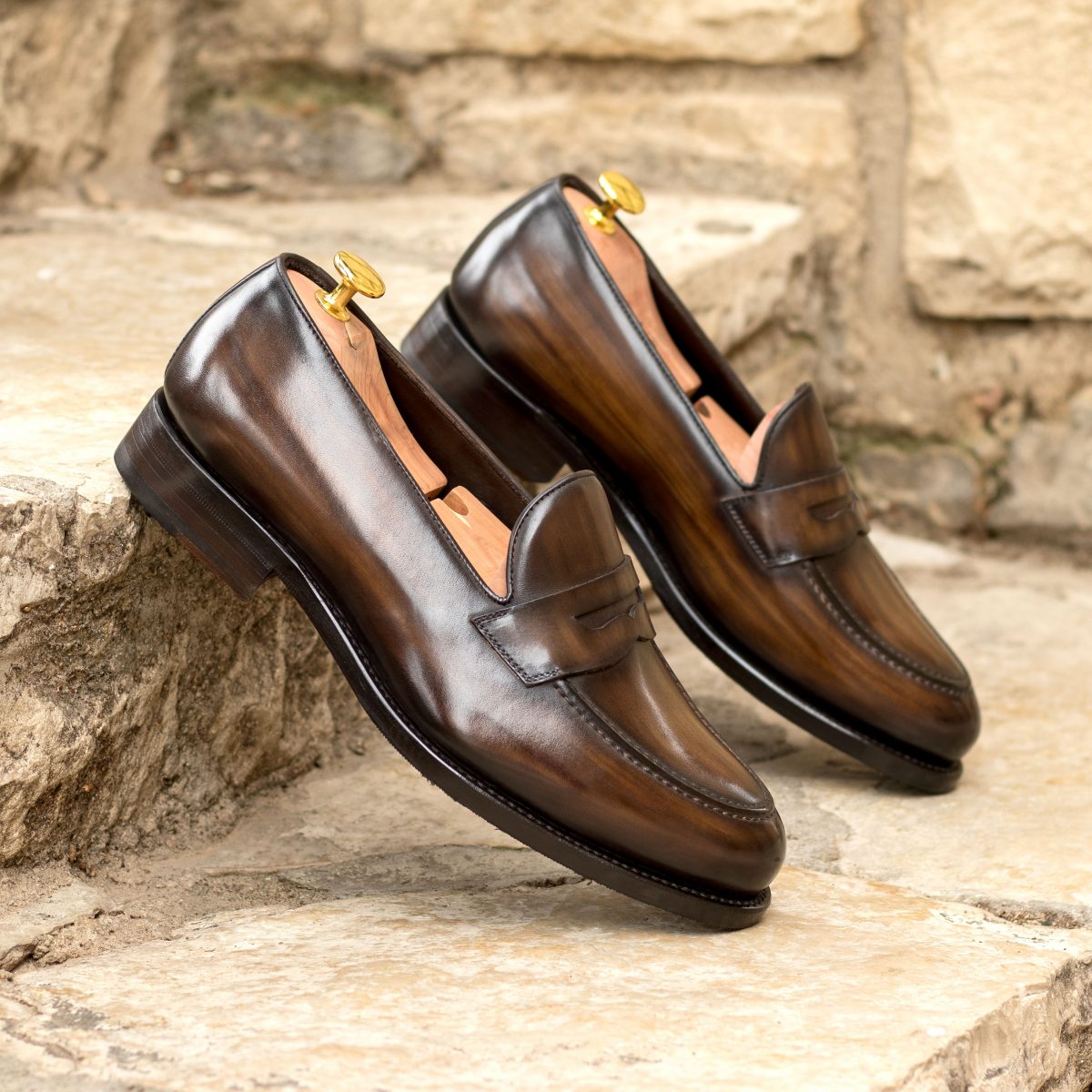 Handmade Loafer shoes |  Hand Made Patina