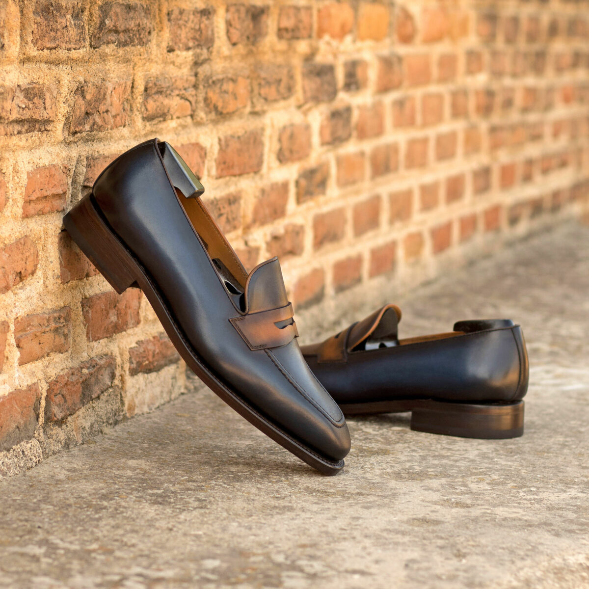 Handmade Loafer shoes |  BURNISHING